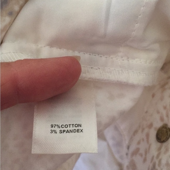 🌺WHBM Python Print Skinny Pants Size 2R🌺 - Picture 8 of 8